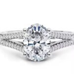 High on Demand Oval Cut Lab Grown Diamond Engagement Ring Gold Diamond Ring for Women at Affordable Price for customer