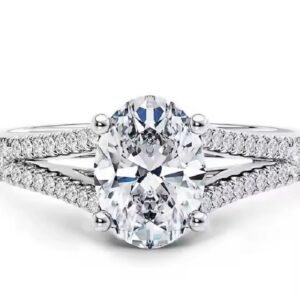 High on Demand Oval Cut Lab Grown Diamond Engagement Ring Gold Diamond Ring for Women at Affordable Price for customer