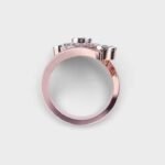 Latest Luxury Engagement Ring Diamond 10/14/18K Solid Gold Moissanite & Lab Grown Fully Diamonds Custom Design Engagement Ring