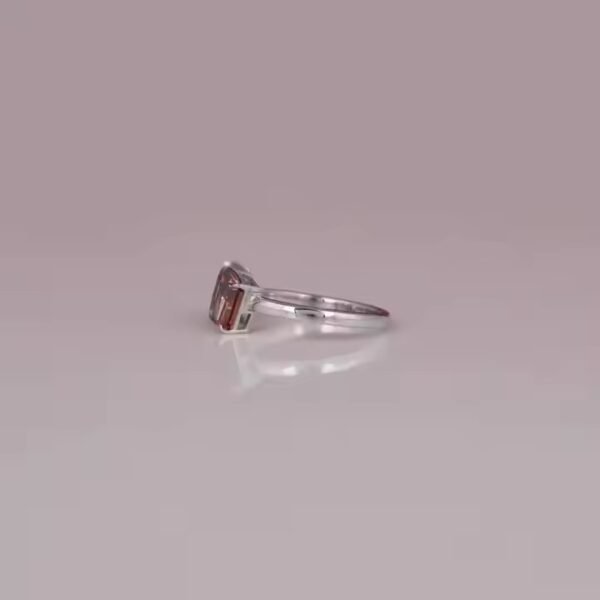Two Stones Pear Radiant Cut Diamond Ring Custom Lab Grown Diamond Solid Gold Fine Designer Jewelry Ring Gift for Women