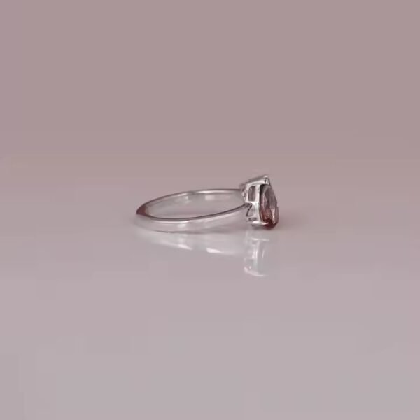 Two Stones Pear Radiant Cut Diamond Ring Custom Lab Grown Diamond Solid Gold Fine Designer Jewelry Ring Gift for Women