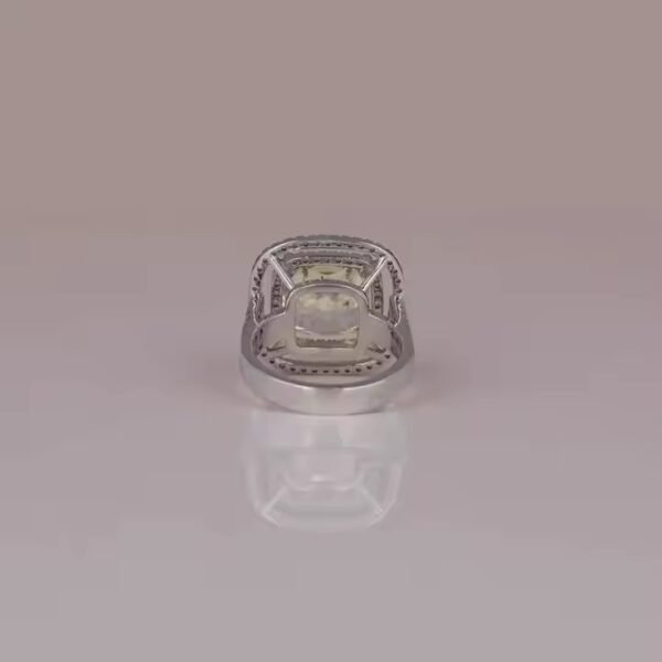 New Trendy Design 10K/ 14K/ 18K Gold Jewelry Diamond Engagement Ring for Woman's Wedding and Party Wear