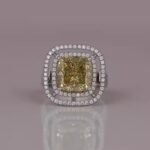 New Trendy Design 10K/ 14K/ 18K Gold Jewelry Diamond Engagement Ring for Woman's Wedding and Party Wear