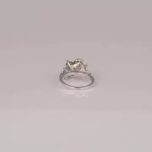New latest Radiant Cut Lab Grown Diamond Ring Engagement Ring 14/18K Gold Engagement Wedding Ring Handmade Jewelry for Women