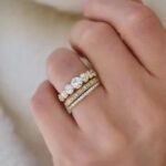 New Classic Lab Grown Round Cut Diamond 10K/ 14K/ 18K Yellow Gold Full Diamond Engagement Ring for Export Sale From India