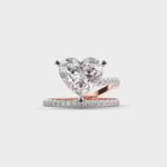 Women's High-Demand 10K/14K/18K Yellow Gold Round Cut Lab Grown Diamond Engagement Ring for Men's and Women