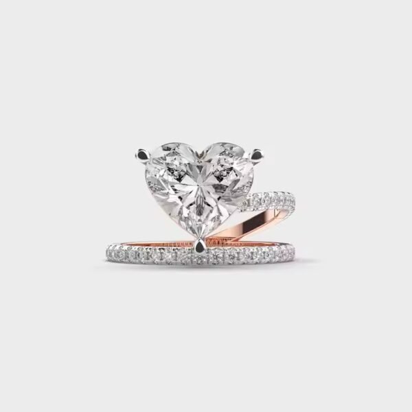 Women's High-Demand 10K/14K/18K Yellow Gold Round Cut Lab Grown Diamond Engagement Ring for Men's and Women