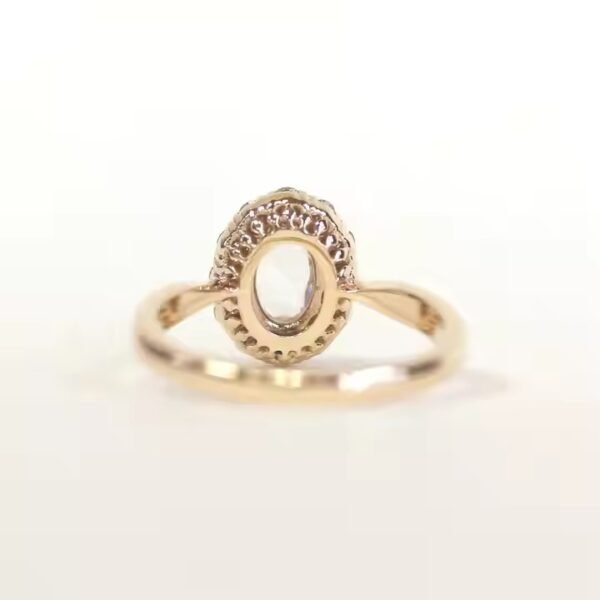 Custom Handmade Jewelry Lab Grown Diamond Engagement Ring 10K/ 14K/ 18K Gold Jewelry Rings for Women Diamond Rings