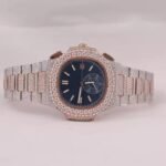 Luxurious Men's Fashion Statement Trendy Moissanite Diamond Wrist Watch