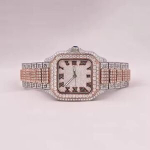 Round Cut Automatic D Colour VVS Diamond Moissanite Watch