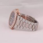 Luxurious Men's Fashion Statement Trendy Moissanite Diamond Wrist Watch