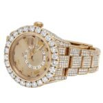 Pass Diamond Tester Full Stunning Yellow Hip Hop Watch