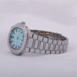 New Luxury Trendy Bling Watch for Men Lab Diamond VVS Moissanite Watch