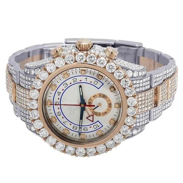 Mossanite Diamond Studded AP Watch