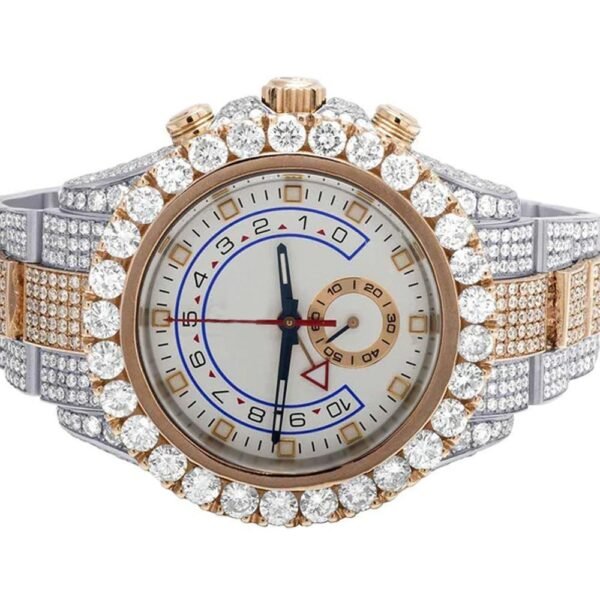 Mossanite Diamond Studded AP Watch