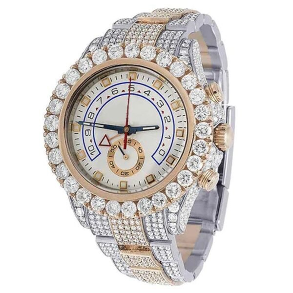 Mossanite Diamond Studded AP Watch