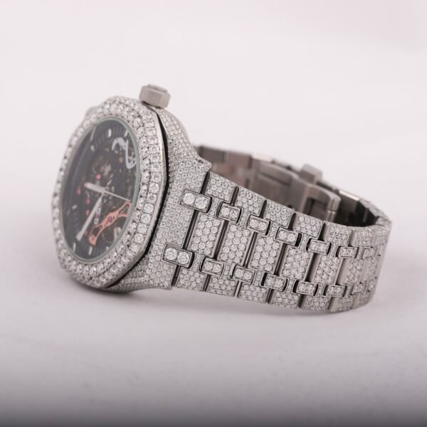 Customizable Luxury Men's Hip Hop Watch Real Moissanite & Diamond Studded Watch