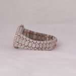 Rose/White Tone Hip-hop Super Clone Mossanite Diamond Watch