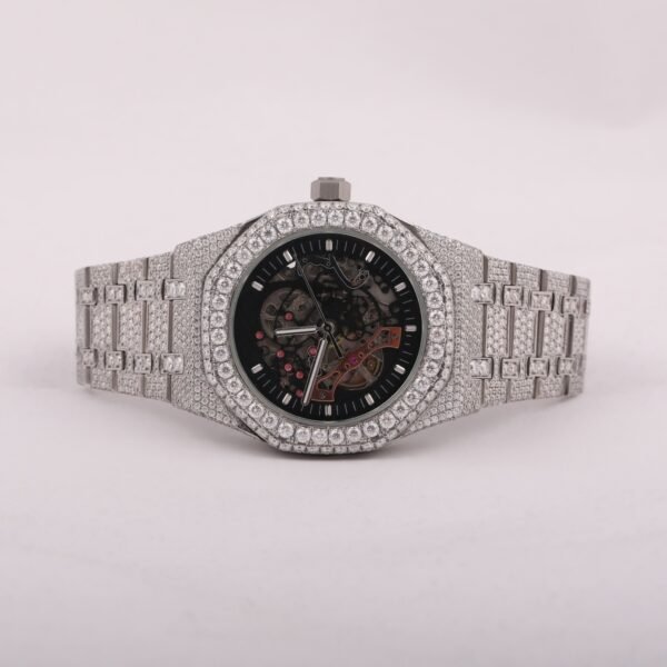 Customizable Luxury Men's Hip Hop Watch Real Moissanite & Diamond Studded Watch