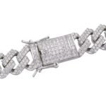 Cuban miami chain heavy custom made diamond vvs tester passed