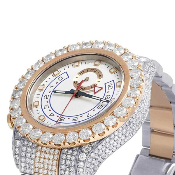 Mossanite Diamond Studded AP Watch