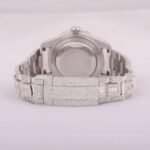 Black Case Baguette Japan Movement Diamond Watch