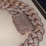 Moissanite Diamond Cuban Link Tennis Chain 4mm 6mm 8mm 10mm Gold Silver Plated Hip Hop Necklace Adjustable Length for Men