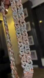 Iced Out Lab Moissanite Diamond Cuban Link Chain Hip Hop Customized Luxury Jewelry Best Gift for Men Hip-hop Chains