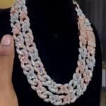 Iced Out Lab Moissanite Diamond Cuban Link Chain Hip Hop Customized Luxury Jewelry Best Gift for Men Hip-hop Chains