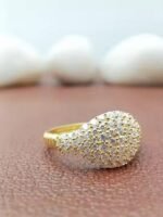 100% Satisfaction Guaranteed unique Solitaire VVS Moissanite Gold 14k 18k Engagement Wedding Ring Trendy 925 Silver Set