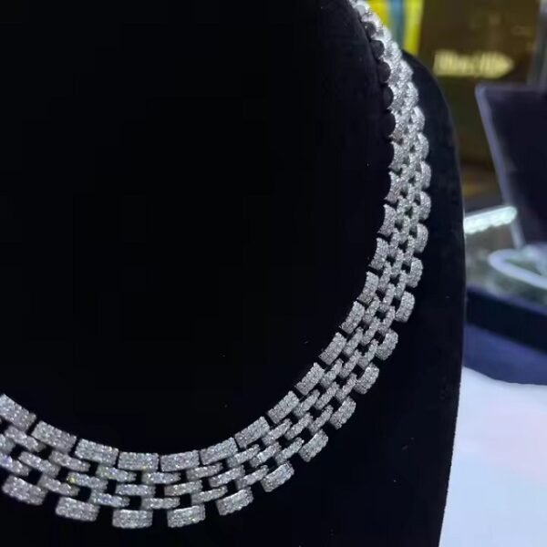 Designer Gold Necklace High Quality Hip Hop Fashion Jewelry Diamond Hip-hop Chain Factory Wholesale As Gift for Men