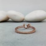 100% Satisfaction Guaranteed Custom Fancy Solitaire Diamond Ring for Engagement Wedding 14k 18k Gold Trendy Diamond Ring