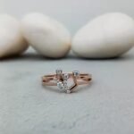 100% Satisfaction Guaranteed Custom Fancy Solitaire Diamond Ring for Engagement Wedding 14k 18k Gold Trendy Diamond Ring