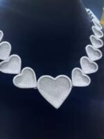 Lab Grown Diamond Hip Hop Cuban Link Chain In 10K/14K/ 18K Gold Luxury Jewelry In Round Cut Fine Chains Necklaces for Men