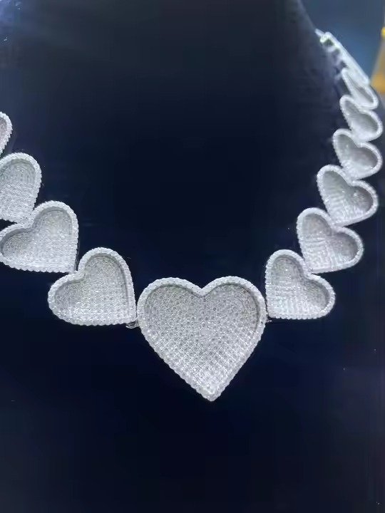 Lab Grown Diamond Hip Hop Cuban Link Chain In 10K/14K/ 18K Gold Luxury Jewelry In Round Cut Fine Chains Necklaces for Men