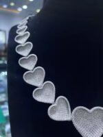 Lab Grown Diamond Hip Hop Cuban Link Chain In 10K/14K/ 18K Gold Luxury Jewelry In Round Cut Fine Chains Necklaces for Men