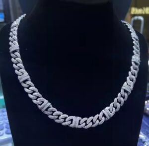 Diamond Cuban Chain And Necklace