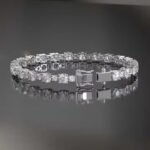 14K Solid Gold Lab Grown Diamond Tennis Bracelet for Women and Men for Weddings and Special Occasions