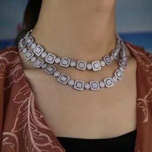 Luxury Hip Hop Cuban Link Chain Fine Jewelry VVS Diamond Necklace for Men and Women Inspired by Miami Style