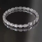 14K Solid Gold Lab Grown Diamond Tennis Bracelet for Women and Men for Weddings and Special Occasions