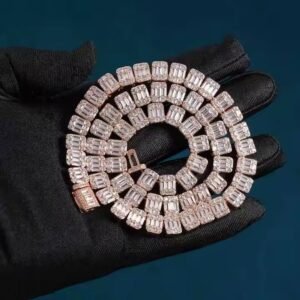 Luxury 925 Sterling Silver Hip Hop Chain