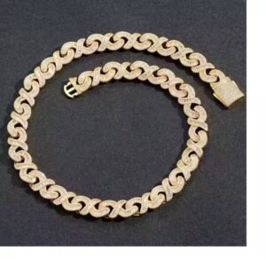 New Iced Out Lab Moissanite Diamond Cuban Link Chain Hip Hop Customized Luxury Jewelry Best Gift for Men Hip-hop Chains