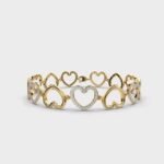 Hearts Diamond Bracelet Tennis High Quality Moissanite Tennis Chain 925 Sterling Silver 14K Bracelet Tennis