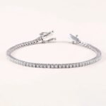 IGI Certified Top Quality Moissanite Tennis Chain 925 Sterling gold 14K Bracelet Zirconia Tennis Bracelets