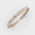 Evergreen Solitaire Tennis Bracelet High Quality Moissanite Tennis Chain 925 Sterling Silver 14K Bracelet Tennis