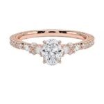 Oval Cut Moissanite Solitaire Ring in S925 Sterling Engagement Moissanite Solitaire Ring Oval Cut Moissanite Solitaire Ring in S925 Sterling Engagement Ring