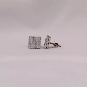 Moissanite Diamond Stud Earrings