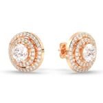 Luxury 925 Sterling Silver Diamond Earrings Premium Quality for Women for Weddings Parties or Gifts Best Price Guaranteed