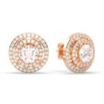 Luxury 925 Sterling Silver Diamond Earrings Premium Quality for Women for Weddings Parties or Gifts Best Price Guaranteed