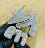 Unique & Trendy pendant Exaggerated Round Shape Fully Iced Out Sterling Custom Hip Hop Pendant for Rapper from India